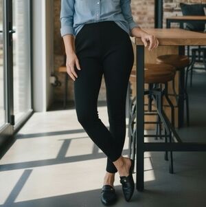 RUTI Size 8 (Ruti 2) New All Mighty Ponti Leggings Black Pull On Pants $159